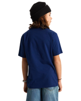 Boys Retro Speed T-Shirt in Deep Indigo