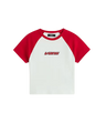 Clare Baby T-Shirt in Racing Red