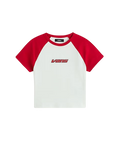 Clare Baby T-Shirt in Racing Red