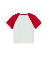 Clare Baby T-Shirt in Racing Red