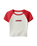 The Vans Womens Clare Baby T-Shirt in Racing Red