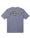 The Vans Boys Boys Camo Oval T-Shirt in Glacial Slate