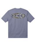 The Vans Boys Boys Camo Oval T-Shirt in Glacial Slate