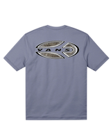 The Vans Boys Boys Camo Oval T-Shirt in Glacial Slate