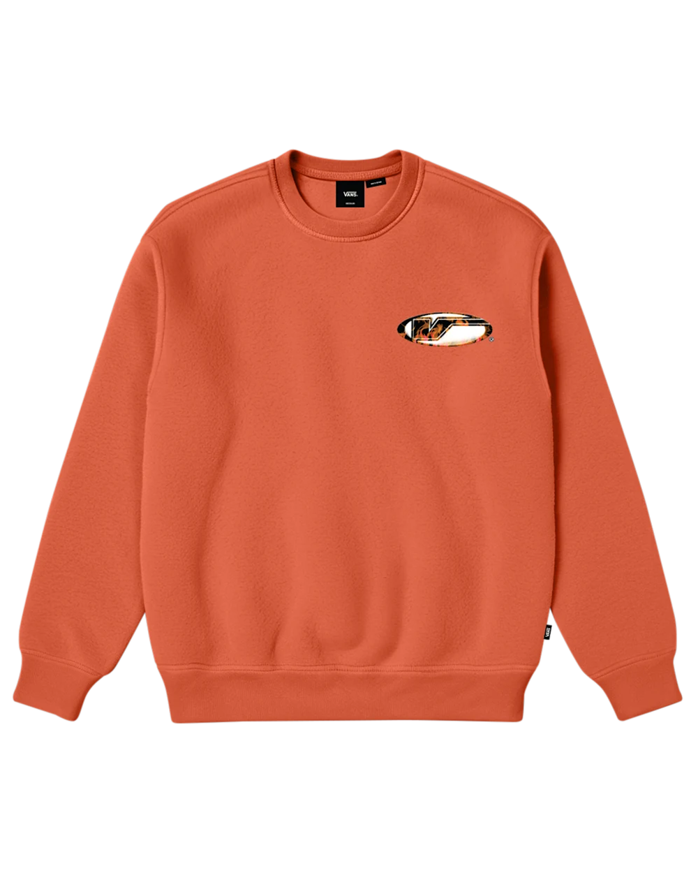 The Vans Boys Boys Bevel Flame Sweatshirt in Flame