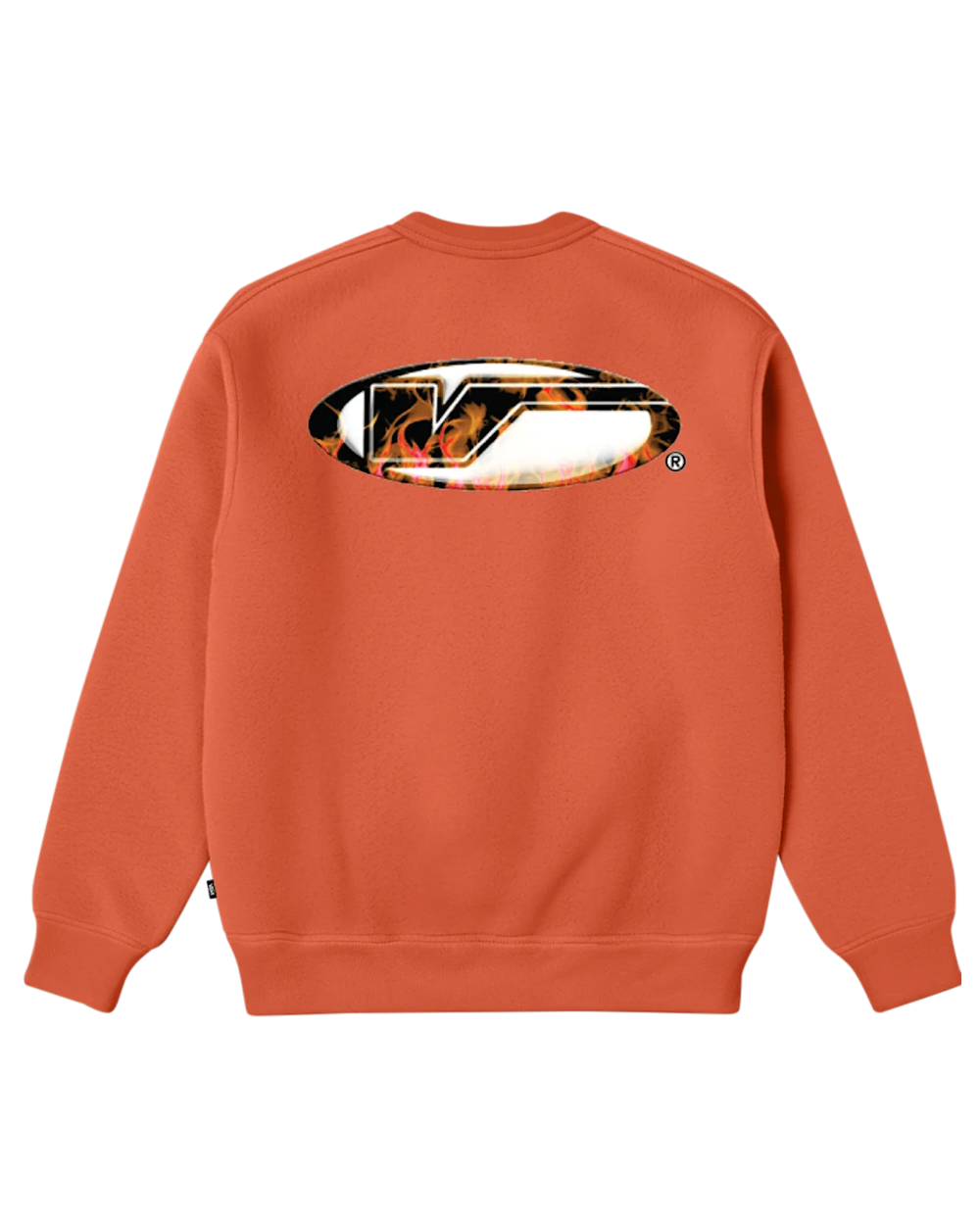 The Vans Boys Boys Bevel Flame Sweatshirt in Flame
