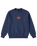 The Vans Boys Boys Stretch Logo Sweatshirt in Deep Indigo & Flame