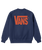 The Vans Boys Boys Stretch Logo Sweatshirt in Deep Indigo & Flame
