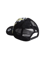 Boys Twisted Trucker Cap in Black