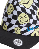 Boys Twisted Trucker Cap in Black