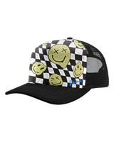 The Vans Boys Boys Twisted Trucker Cap in Black