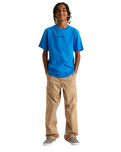 Boys Crestline T-Shirt in Bright Azure