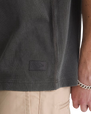 LX Waffle Vest in Faded Black