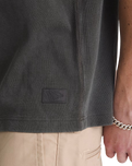 LX Waffle Vest in Faded Black