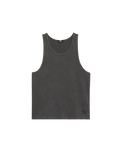 LX Waffle Vest in Faded Black