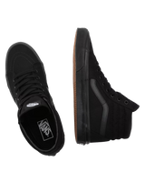 The Vans Womens Womens SK8-Hi Shoes in Black