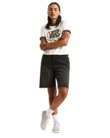 Centre Chest Ringer T-Shirt in Egret