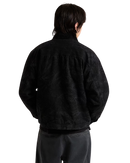 Nico Cropped Chore Canvas Jacket in Black
