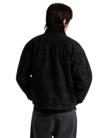 Nico Cropped Chore Canvas Jacket in Black