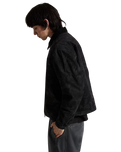 Nico Cropped Chore Canvas Jacket in Black