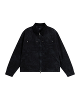 The Vans Mens Nico Cropped Chore Canvas Jacket in Black