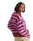 Rollins Stripe Jumper in Poppy Ember & Purple Licorice