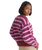 Rollins Stripe Jumper in Poppy Ember & Purple Licorice