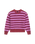 Rollins Stripe Jumper in Poppy Ember & Purple Licorice