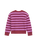 Rollins Stripe Jumper in Poppy Ember & Purple Licorice