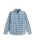 The Vans Mens Lawson Vintage Indigo Shirt in Bleach Indigo