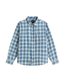 The Vans Mens Lawson Vintage Indigo Shirt in Bleach Indigo