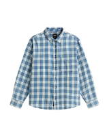 The Vans Mens Lawson Vintage Indigo Shirt in Bleach Indigo