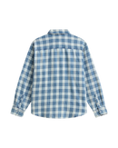 The Vans Mens Lawson Vintage Indigo Shirt in Bleach Indigo