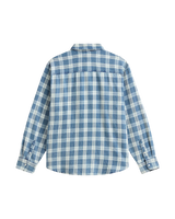 The Vans Mens Lawson Vintage Indigo Shirt in Bleach Indigo