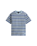 The Vans Mens Stripe Ringer Loose T-Shirt in Soft Slate