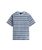 The Vans Mens Stripe Ringer Loose T-Shirt in Soft Slate