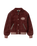 The Vans Womens Milliken Varsity Jacket in Poppy Ember