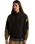 Retro Sport Mock Neck Full Zip Jacket in Faded Black