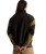 Retro Sport Mock Neck Full Zip Jacket in Faded Black