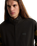 Retro Sport Mock Neck Full Zip Jacket in Faded Black