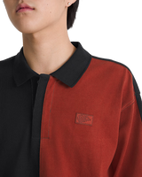 Check Rugby Shirt in Poppy