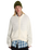 Teddy Round Neck Cardigan in Egret