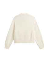 The Vans Womens Teddy Round Neck Cardigan in Egret