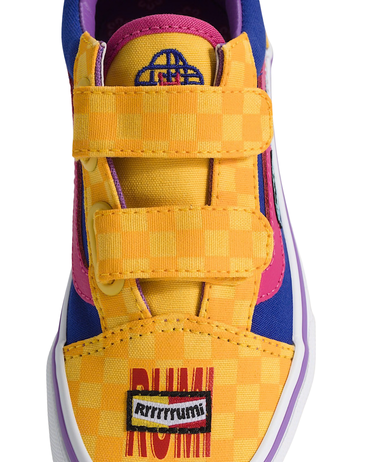 Kids Old Skool Kpop Demon Hunters Shoes in Yellow