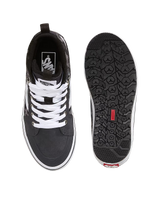 The Vans Womens SK8-Hi Waterproof Insulated MTE Shoes in Leopard Charcoal Grey