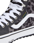The Vans Womens SK8-Hi Waterproof Insulated MTE Shoes in Leopard Charcoal Grey