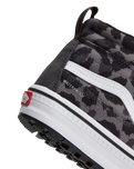 The Vans Womens SK8-Hi Waterproof Insulated MTE Shoes in Leopard Charcoal Grey