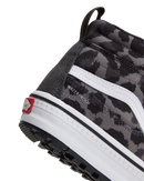 The Vans Womens SK8-Hi Waterproof Insulated MTE Shoes in Leopard Charcoal Grey