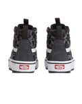 The Vans Womens SK8-Hi Waterproof Insulated MTE Shoes in Leopard Charcoal Grey