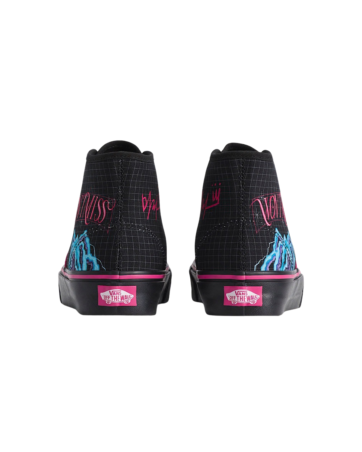 Girls KPop Mira Hi Shoes in Black